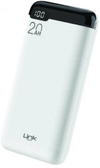 LinkTech LT20 20000 mAh Hızlı Şarj Dijital Göstergeli USB & Type C Çoklu Kablolu Powerbank