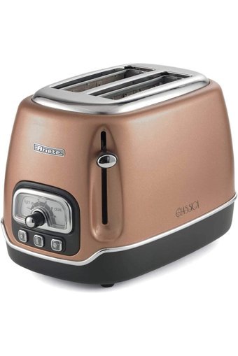Ariete Classica 158 2 Dilim Kırıntı Tepsili 810 W Rosegold Retro Mini Ekmek Kızartma Makinesi