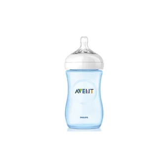 Philips SCF695/17 Polipropilen Gaz Yapmayan Antikolik Yavaş Akışlı Kulpsuz 1+ Ay Mavi Yuvarlak Uçlu Bebek Biberon 260 ml