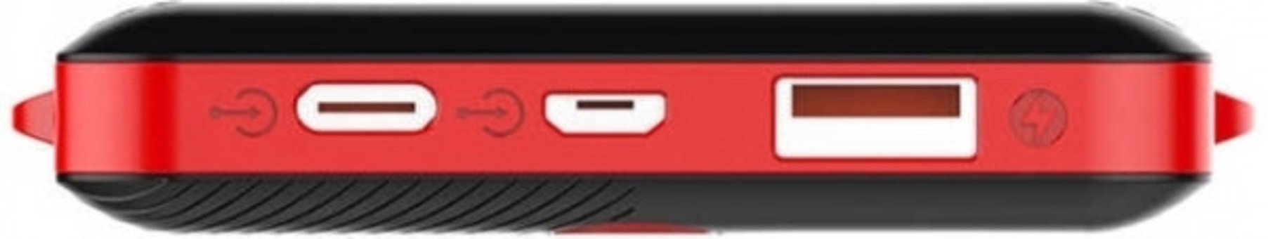 Zore ZR-1013 10000 mAh Hızlı Şarj USB & Type C Çoklu Kablolu Powerbank Siyah