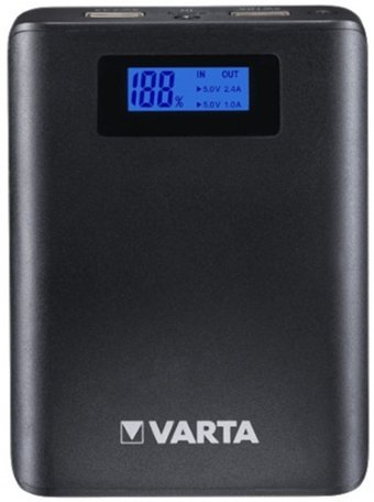 Varta 57970 7800 mAh Hızlı Şarj Işıklı Dijital Göstergeli Micro USB Çoklu Kablolu Powerbank
