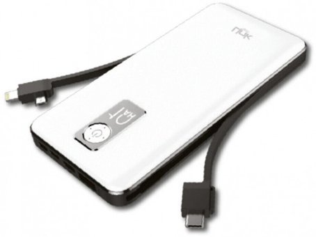 LinkTech AC10 10000 mAh Hızlı Şarj Lightning Çoklu Kablolu Powerbank
