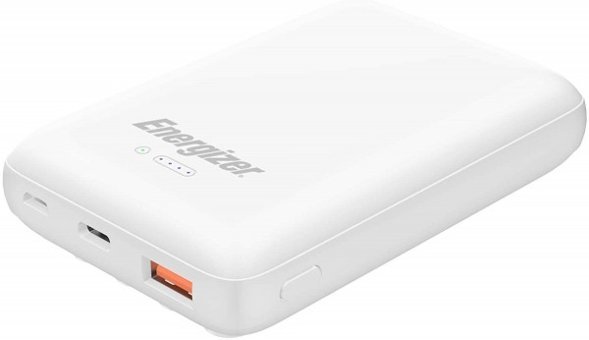 Energizer Ultimate 10000 mAh Hızlı Şarj USB & Type C Çoklu Kablolu Powerbank Beyaz
