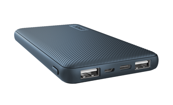Trust Primo 10000 mAh Hızlı Şarj USB & Type C Çoklu Kablolu Powerbank Mavi