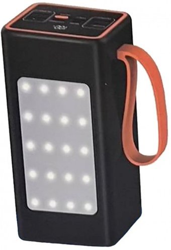 ACL PW-62 30000 mAh Hızlı Şarj Işıklı Dijital Göstergeli USB & Type C Çoklu Kablolu Powerbank Siyah