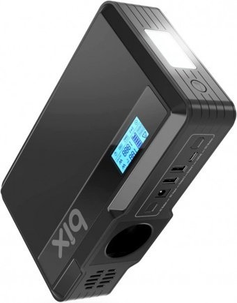 Bix PB401 40000 mAh Hızlı Şarj Işıklı Dijital Göstergeli USB & Type C Çoklu Kablolu Powerbank