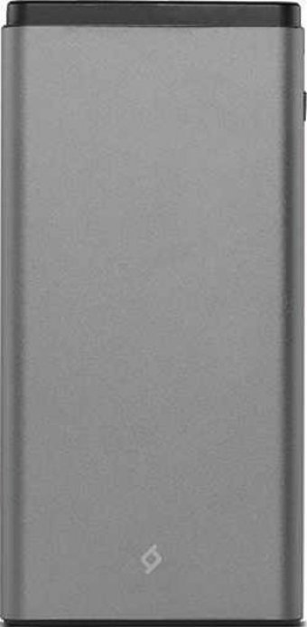 Ttec AlumiSlim 10000 mAh Hızlı Şarj Micro USB Kablolu Powerbank Gri