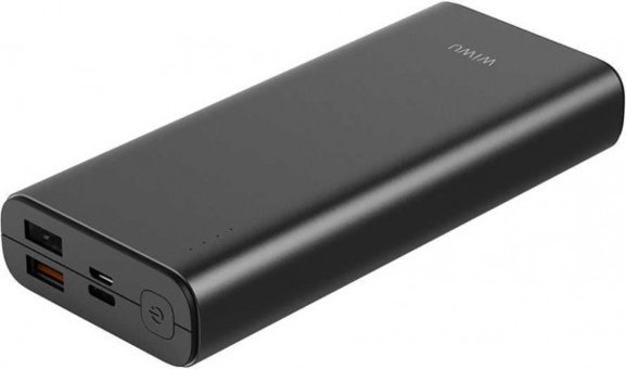 Wiwu JC-06 20000 mAh Hızlı Şarj USB & Type C Çoklu Kablolu Powerbank