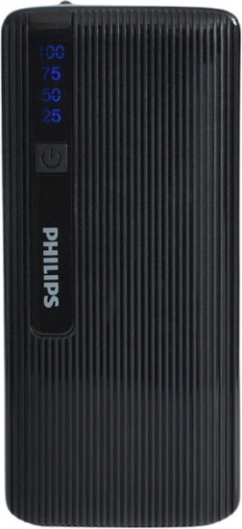 Philips DLP2710NB 10000 mAh Hızlı Şarj Işıklı Dijital Göstergeli Micro USB Çoklu Kablolu Powerbank