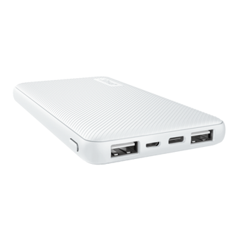 Trust Primo 10000 mAh Hızlı Şarj USB & Type C Çoklu Kablolu Powerbank Beyaz