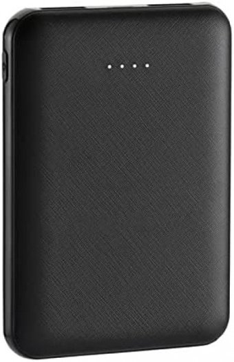King Power Power KP-56 5000 mAh Hızlı Şarj Micro USB Çoklu Kablolu Powerbank Siyah