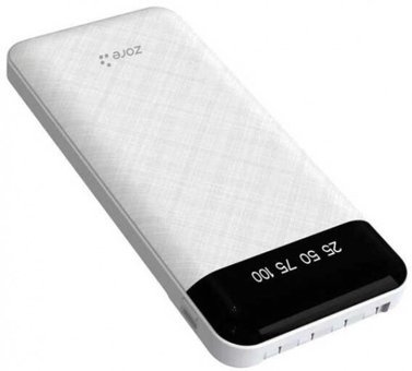 Zore ZR-PW01 10000 mAh Hızlı Şarj Micro USB Çoklu Kablolu Powerbank Beyaz