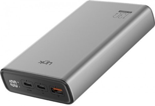 LinkTech P130 Premium 20000 mAh Hızlı Şarj USB & Type C Çoklu Kablolu Powerbank