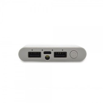 Gomax 10000 mAh Hızlı Şarj Işıklı Micro USB Çoklu Kablolu Powerbank