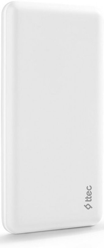 Ttec MyPowerSlim 10000 mAh Hızlı Şarj Micro USB Çoklu Kablolu Powerbank Beyaz