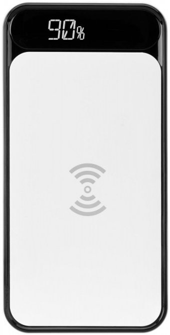 S-link IP-217W 10000 mAh Hızlı Şarj Dijital Göstergeli USB & Type C Çoklu Kablolu Powerbank Beyaz