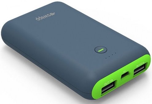 S-link Swapp 7500 mAh Hızlı Şarj Micro USB Çoklu Kablolu Powerbank Yeşil