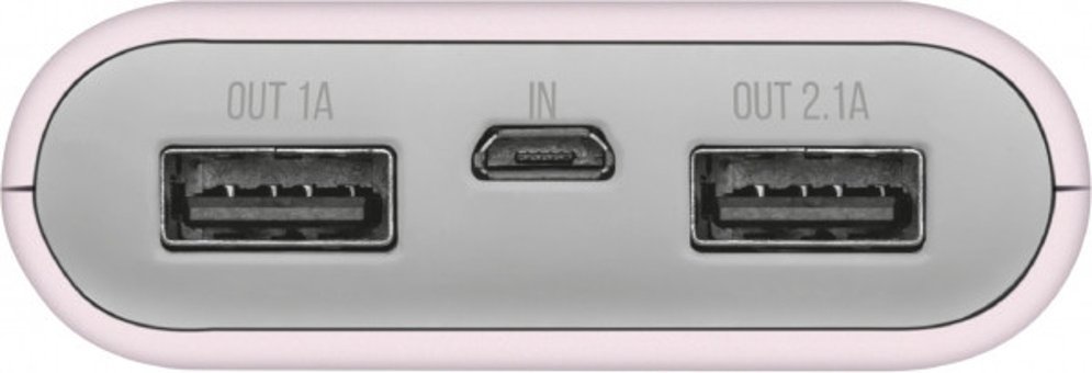 Trust Urban 10000 mAh Hızlı Şarj Micro USB Çoklu Kablolu Powerbank Pembe