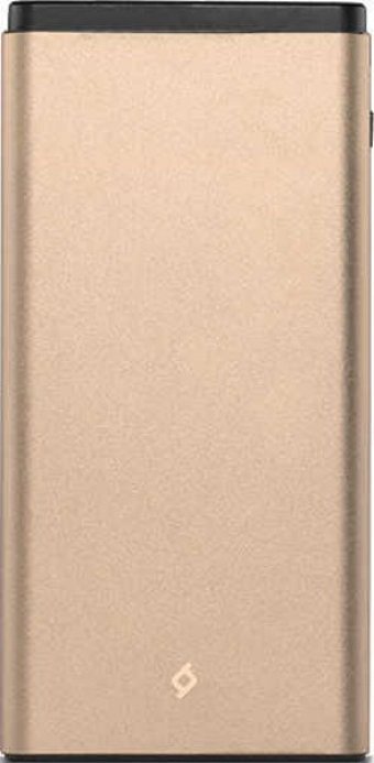 Ttec AlumiSlim 10000 mAh Hızlı Şarj Micro USB Kablolu Powerbank Altın