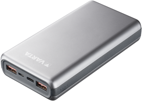 Varta 57983 20000 mAh Hızlı Şarj USB & Type C Çoklu Kablolu Powerbank