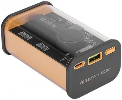 S-link SL-V92 9200 mAh Hızlı Şarj Dijital Göstergeli USB & Type C Çoklu Kablolu Powerbank