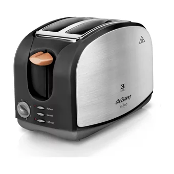 Arzum AR2014 Altro 2 Dilim Kırıntı Tepsili 900 W Siyah Mini Ekmek Kızartma Makinesi