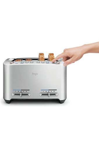 Sage BTA825-BAL 2 Dilim Kırıntı Tepsili Telli Akıllı 1050 W İnox Mini Ekmek Kızartma Makinesi