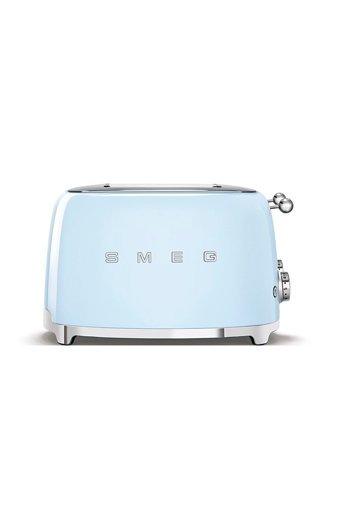 Smeg 50's Style TSF03PBEU 4 Dilim Kırıntı Tepsili 2000 W Mavi Retro Ekmek Kızartma Makinesi