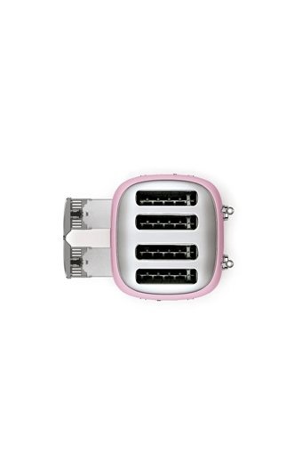 Smeg 50's Style TSF03PKEU 4 Dilim Kırıntı Tepsili 2000 W Pembe Retro Ekmek Kızartma Makinesi