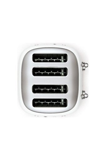 Smeg 50's Style TSF03WHEU 4 Dilim Kırıntı Tepsili 2000 W Beyaz Retro Ekmek Kızartma Makinesi
