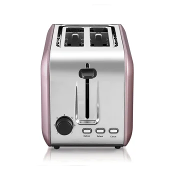 Arzum AR2018 Krispo 2 Dilim Kırıntı Tepsili 750 W Pembe Mini Ekmek Kızartma Makinesi