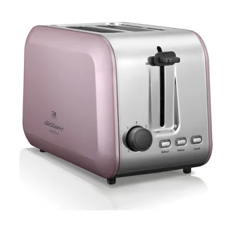 Arzum AR2018 Krispo 2 Dilim Kırıntı Tepsili 750 W Pembe Mini Ekmek Kızartma Makinesi