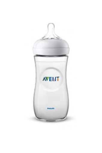 Philips Avent Natural Polipropilen Gaz Yapmayan Antikolik Hızlı Akışlı Kulpsuz 6+ Ay Şeffaf Yuvarlak Uçlu Bebek Biberon 330 ml