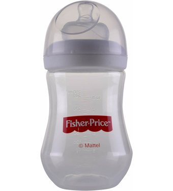 Fisher Price FP-FBP010 Polipropilen Gaz Yapmayan Antikolik Kulpsuz 6+ Ay Beyaz Yuvarlak Uçlu Bebek Biberon 250 ml