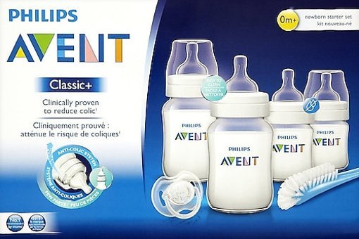 Philips SCD371/60 Polipropilen Gaz Yapmayan Antikolik Yenidoğan Yavaş Akışlı Kulpsuz 0+ Ay Renkli Yuvarlak Uçlu Bebek Biberon Seti 260 ml + 125 ml