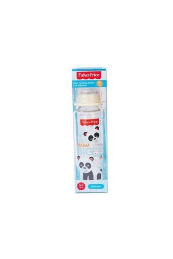 Fisher Price Fp-Fb004 Cam Gaz Yapmayan Antikolik Kulpsuz 6+ Ay Desenli Renkli Yuvarlak Uçlu Bebek Biberon 250 ml