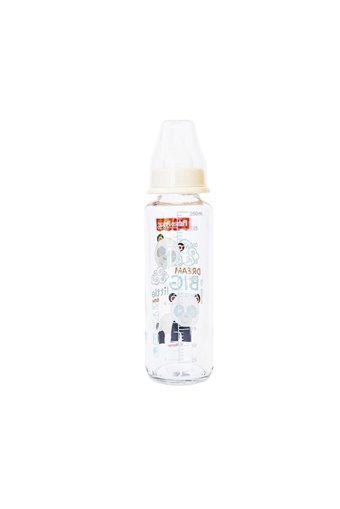 Fisher Price Fp-Fb004 Cam Gaz Yapmayan Antikolik Kulpsuz 6+ Ay Desenli Renkli Yuvarlak Uçlu Bebek Biberon 250 ml