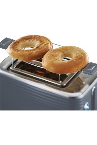 Russell Hobbs 24373-56 Inspire 2 Dilim Kırıntı Tepsili Telli 1050 W Mavi Retro Mini Ekmek Kızartma Makinesi