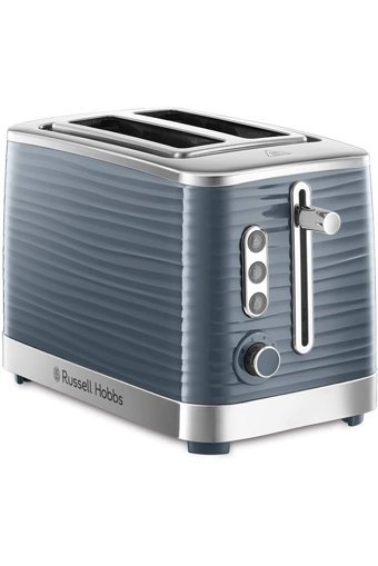 Russell Hobbs 24373-56 Inspire 2 Dilim Kırıntı Tepsili Telli 1050 W Mavi Retro Mini Ekmek Kızartma Makinesi