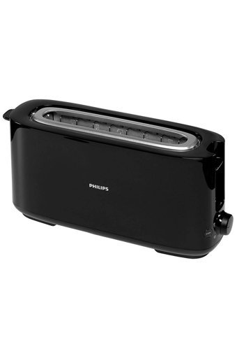 Philips Daily CollectionHD2598/90 2 Dilim Kırıntı Tepsili Telli Akıllı 870 W Siyah Mini Ekmek Kızartma Makinesi