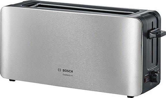 Bosch TAT6A803 ComfortLine 2 Dilim Kırıntı Tepsili 1090 W İnox Mini Ekmek Kızartma Makinesi