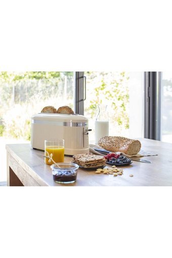Kitchenaid 5KMT3115EAC 2 Dilim Kırıntı Tepsili 900 W Bej Vintage Mini Ekmek Kızartma Makinesi