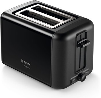 Bosch TAT3P423 Compact 2 Dilim Kırıntı Tepsili 970 W Siyah Mini Ekmek Kızartma Makinesi