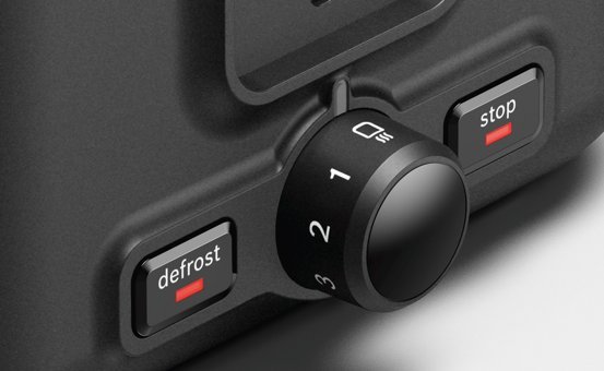 Bosch TAT3P423 Compact 2 Dilim Kırıntı Tepsili 970 W Siyah Mini Ekmek Kızartma Makinesi