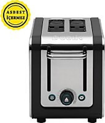 Dualit Architect 26535 2 Dilim Kırıntı Tepsili 1200 W Siyah Mini Ekmek Kızartma Makinesi