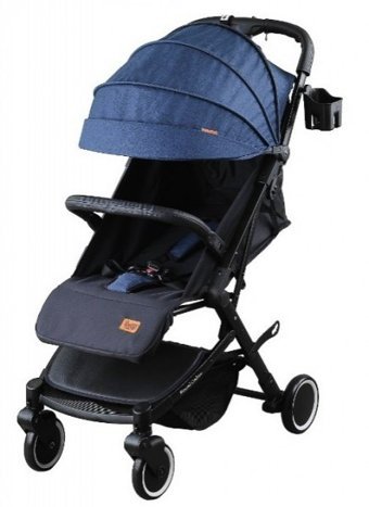 Babyhope BH-3150 Royal Cabin Katlanabilir 360 Derece Dönen Tam Yatar Kabin Tipi Puset Bebek Arabası Mavi