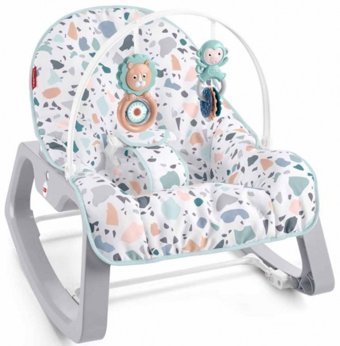 Fisher Price GWD39 Titreşimli Oyuncaklı 2 Kademeli Ana Kucağı