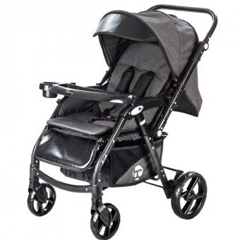 Baby Care BC-50 Maxi Çift Yönlü Katlanabilir 360 Derece Dönen Tam Yatar Puset Bebek Arabası Gold