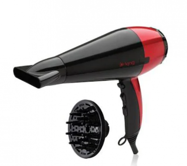 King K-420 ProStyle Vigolu 2200 W Standart Saç Kurutma Makinesi Kırmızı