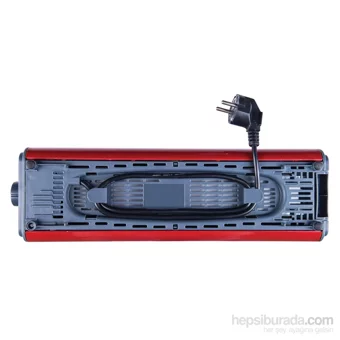 Arnica Kıtır Red 2 Dilim Kırıntı Tepsili 1050 W Kırmızı Retro Mini Ekmek Kızartma Makinesi